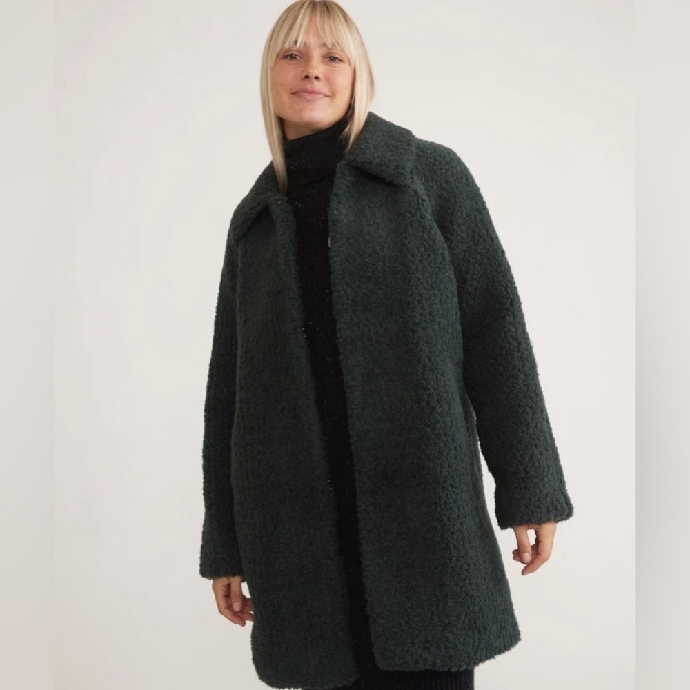 MARINE LAYER Aspen Coat in Black XS